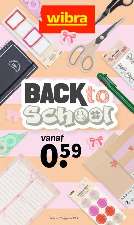 wibra - Wibra - Back to School folder geldig vanaf 14/08 - 27/08