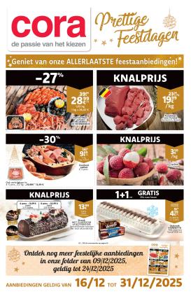 cora - De Cora - Prettige Feestdagen folder geldig vanaf 16/12 t/m 31/12