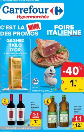 carrefour - Carrefour folder voor volgende week van woensdag 14/10/2026 tot maandag 26/10/2026