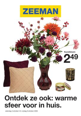 zeeman - Zeeman folder voor volgende week van zaterdag 03/10/2026 tot vrijdag 09/10/2026