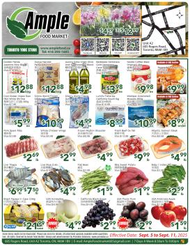 ample-supermarket - Ample Supermarket - Toronto York flyer valid from 09-05 - 09-11