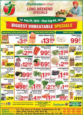 fruiticana - Fruiticana flyer valid from 08-29 - 09-04