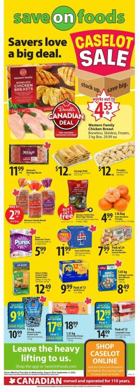 save-on-foods - Save On Foods flyer valid from 08-28 - 09-03