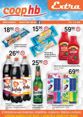 coop-hb - Leták Coop HB - Extra od 27.08. do 09.09.