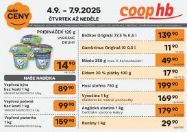 coop-hb - Leták Coop HB - Naše ceny od 04.09. do 10.09.