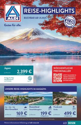 aldi-nord - ALDI NORD - Reisen-Prospekt gültig vom 01.09. bis 30.09.