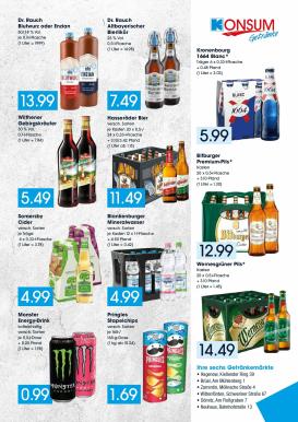 konsum - Konsum - Getränkemarkt-Prospekt gültig vom 01.09. bis 06.09.
