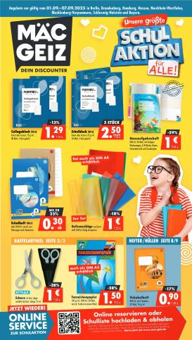 mac-geiz - Mac Geiz - Schul Aktion-Prospekt gültig vom 01.09. bis 07.09.
