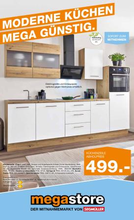segmueller - SEGMÜLLER - Moderne Küchen Mega Günstig-Prospekt gültig vom 01.09. bis 05.10.