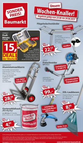 sonderpreis-baumarkt - Sonderpreis Baumarkt-Prospekt gültig vom 23.08. bis 29.08.