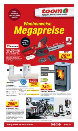 toom - Toom-Prospekt gültig vom 06.09. bis 12.09.