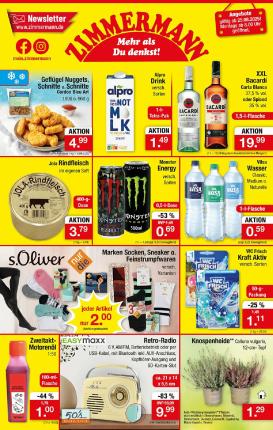 zimmermann - Zimmermann-Prospekt gültig vom 25.08. bis 30.08.