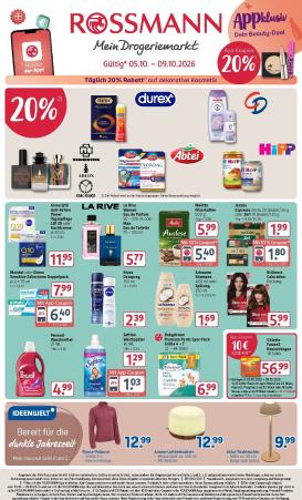 rossmann - ROSSMANN Prospekt nächste Woche – von Montag 05.10.2026 bis Freitag 09.10.2026