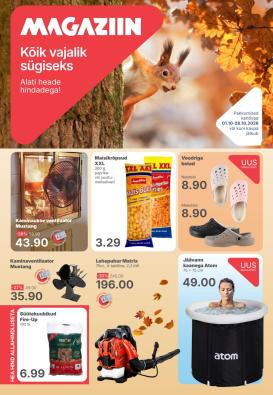 magaziin - Magaziin kliendileht (1.10 - 28.10.2026)