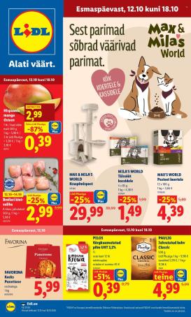 lidl - Lidl kliendileht (12.10 - 18.10.2026)