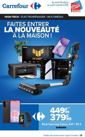 carrefour - Flyer Carrefour - Faites entrer la nouveauté à la maison ! pour la semaine prochaine du du mardi 20/10/2026 au du lundi 02/11/2026