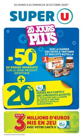 super-u - Prospectus Super U valide du du mardi 06/10/2026 au du dimanche 18/10/2026