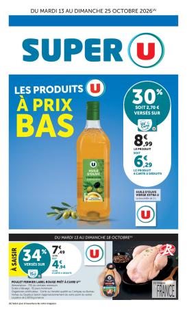 super-u - Prospectus Super U valide du du mardi 13/10/2026 au du dimanche 25/10/2026