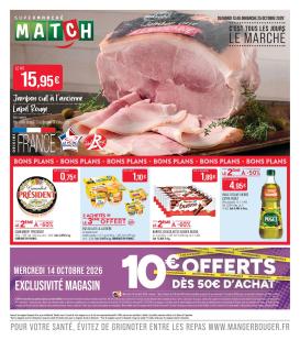 match - Flyer Match pour la semaine prochaine du du mardi 13/10/2026 au du dimanche 25/10/2026