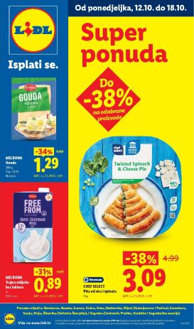 lidl - Aktualni katalog Lidl - Super ponuda od ponedjeljka, 12.10.2026 do nedjelje, 18.10.2026