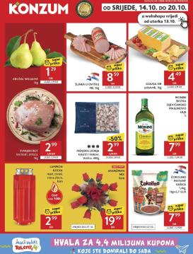 konzum - Novi Konzum katalog od srijede, 14.10.2026 do utorka, 20.10.2026