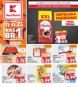 kaufland - Novi Kaufland katalog od srijede, 14.10.2026 do utorka, 20.10.2026