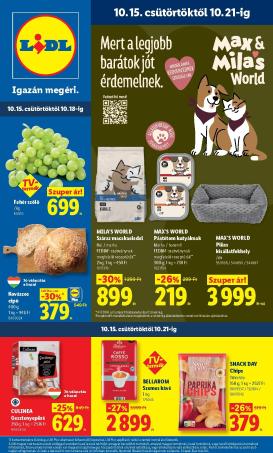 lidl - Lidl hirdetmény a következő hétre csütörtöktől 2026.10.15.-tól szerdától 2026.10.21.-ig