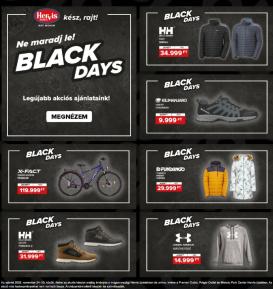 hervis - Hervis - Black Friday akciós újság, érvényes 11.24. - 11.30.
