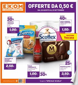 ekom - Volantino Ekom - Toscana valido dal 26/08 al 08/09