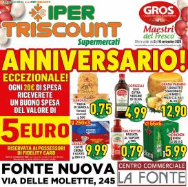 ipertriscount - Volantino Ipertriscount - Fonte Nuova valido dal 05/09 al 16/09
