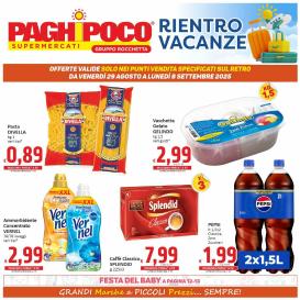 paghi-poco - Volantino Paghi Poco - Punti Vendita in Elenco valido dal 29/08 al 08/09