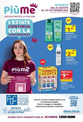 piume - Volantino Piùme valido dal 25/08 al 14/09