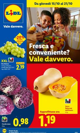 lidl - Volantino Lidl - Fresca e conveniente per la prossima settimana dal giovedì 15/10/2026 al mercoledì 21/10/2026