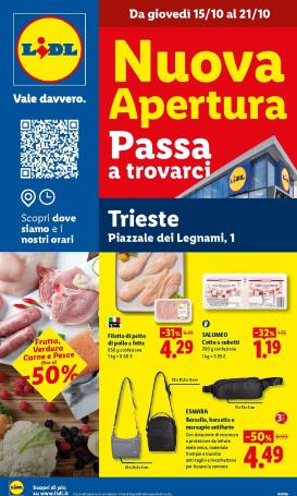 lidl - Volantino futuro Lidl - Trieste valido dal giovedì 15/10/2026 al mercoledì 21/10/2026