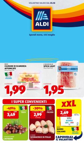 aldi - Volantino ALDI per la prossima settimana dal lunedì 05/10/2026 al domenica 11/10/2026