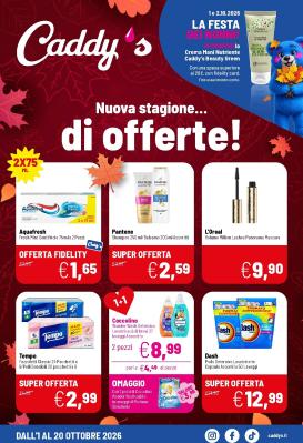 caddy-s - Volantino attuale di Caddy's valido dal giovedì 01/10/2026 al martedì 20/10/2026