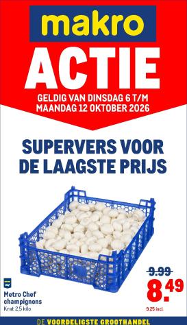 makro - Huidige Makro - Versdeals folder geldig van dinsdag 06-10-2026 tot maandag 12-10-2026