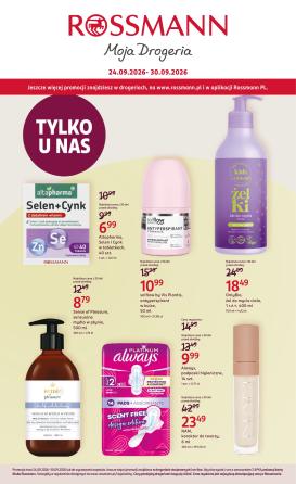 rossmann - Aktualna gazetka Rossmann ważna od 24.09.2026 do 30.09.2026