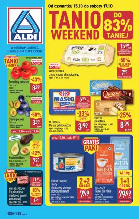 aldi - Nowa gazetka ALDI - Oferta weekendowa ważna od 15.10.2026 do 17.10.2026