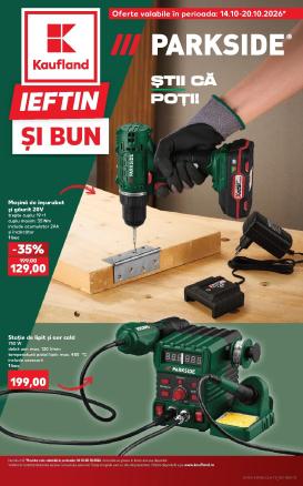 kaufland - Kaufland - Parkside pliante pentru săptămâna viitoare de la miercuri 14.10.2026 până la marți 20.10.2026