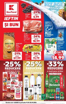 kaufland - Kaufland pliante pentru săptămâna viitoare de la miercuri 14.10.2026 până la marți 20.10.2026