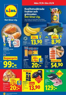 lidl - Aktuellt Lidl reklamblad från måndag, 17/08/2026 till söndag, 23/08/2026