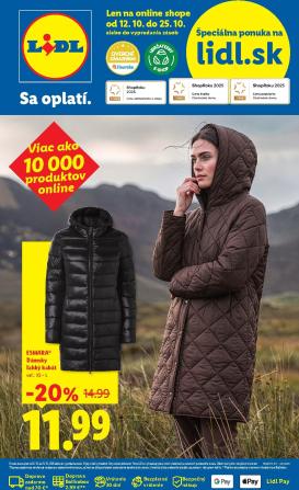 lidl - Aktuálny Lidl - Online magazín leták od pondelka, 12.10.2026 do nedele, 25.10.2026