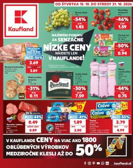 kaufland - Nový Kaufland leták od štvrtka, 15.10.2026 do stredy, 21.10.2026