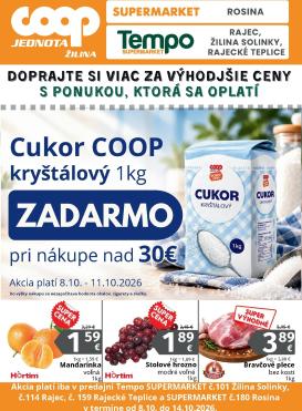 coop-jednota - Aktuálny COOP Jednota - Žilina leták od štvrtka, 08.10.2026 do stredy, 14.10.2026