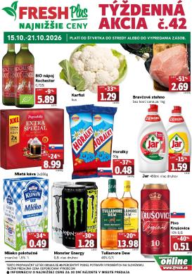 fresh - Nový Fresh Plus leták od štvrtka, 15.10.2026 do stredy, 21.10.2026