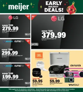 meijer - Meijer Early Holiday Deals - 10/14 - 10/20 2026