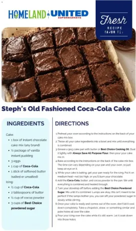 homeland - Homeland Weekly Recipe - 10/07 - 10/13 2026