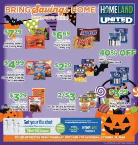 homeland - Homeland Bring Savings Home Shopper's Guide - 10/01 - 10/31 2026