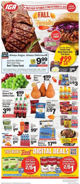 iga - IGA Weekly Ad - 09/23 - 09/29 2026